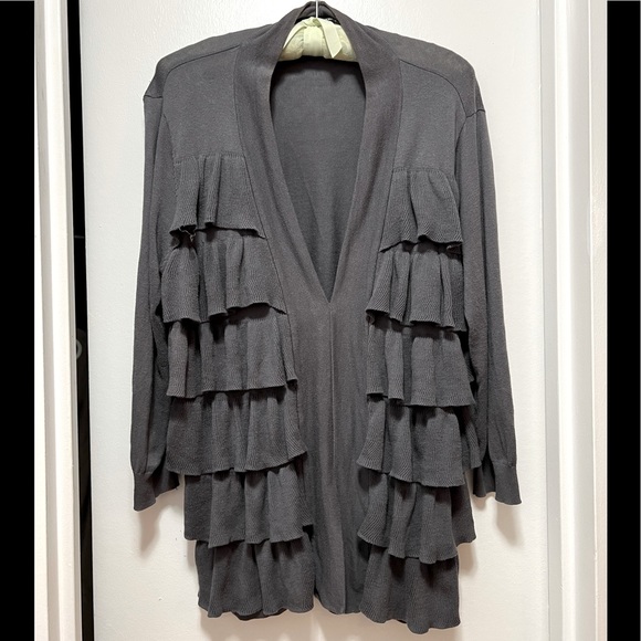 Tiered Ruffles Cardigan - Picture 1 of 3